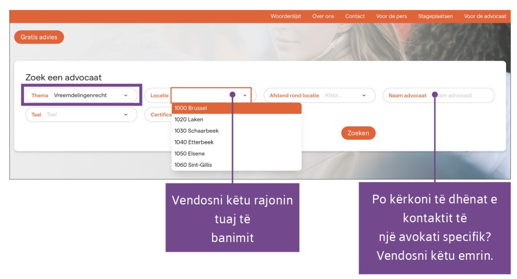 printscreen advocaat.be