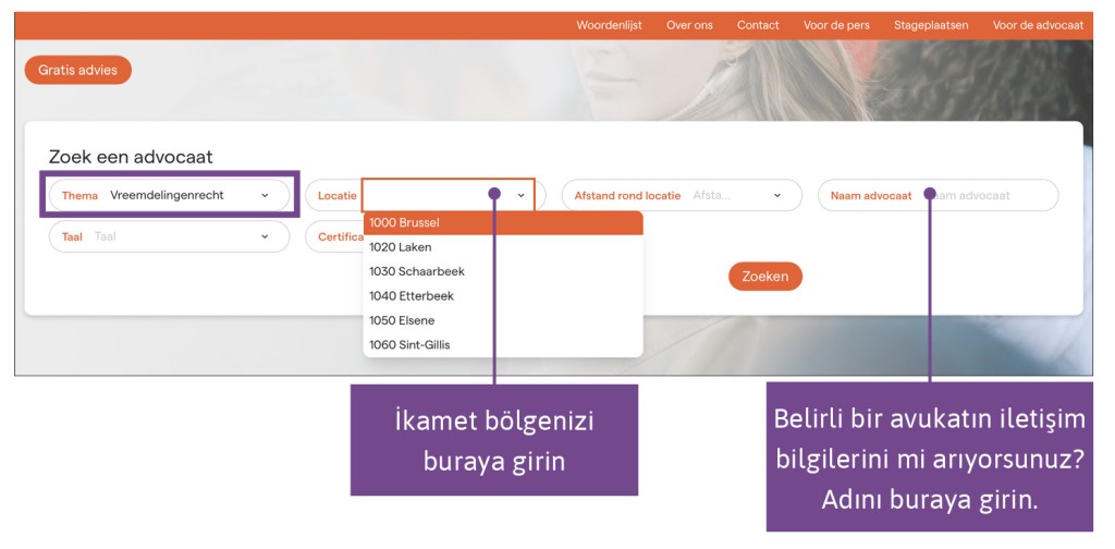 yazdırma ekranı advocaat.be